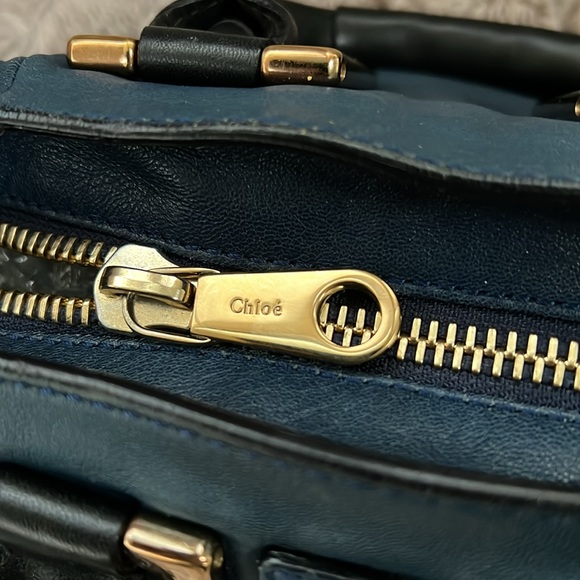 CHLOE Two Way Hand/Crossbody bag in Blue - the only every day bag you will need - Picture 11 of 17